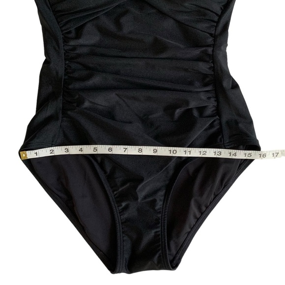 CALVIN KLEIN Black One Piece Bandeau Swimsuit! - Picture 3 of 6